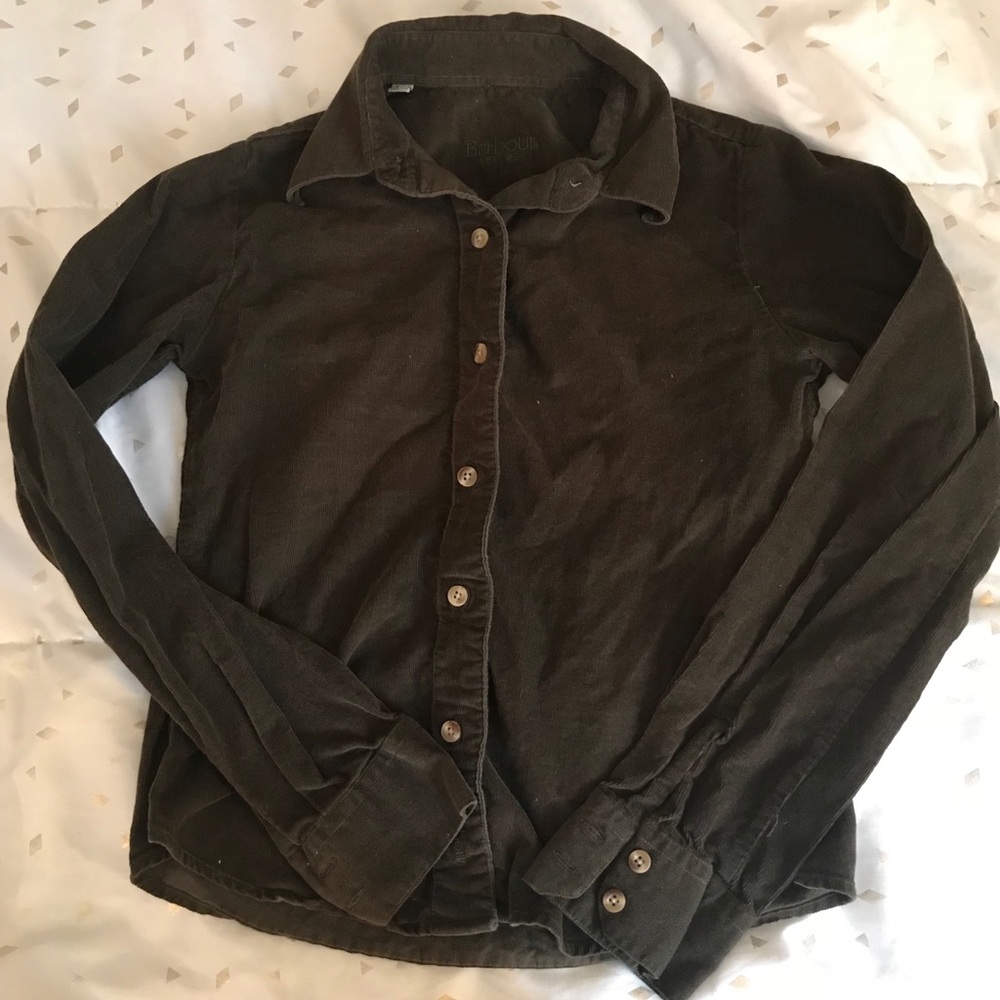 Barbour button down shirt, US 4 fits like a 2